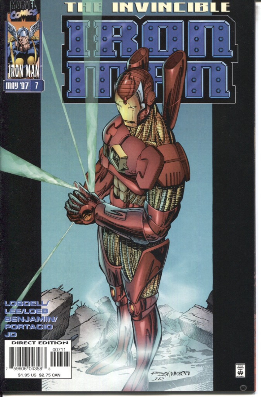 Iron Man (1996 Series) #7 #339 NM- 9.2