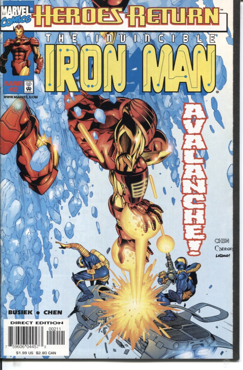 Iron Man (1998 Series) #2A #347 NM- 9.2