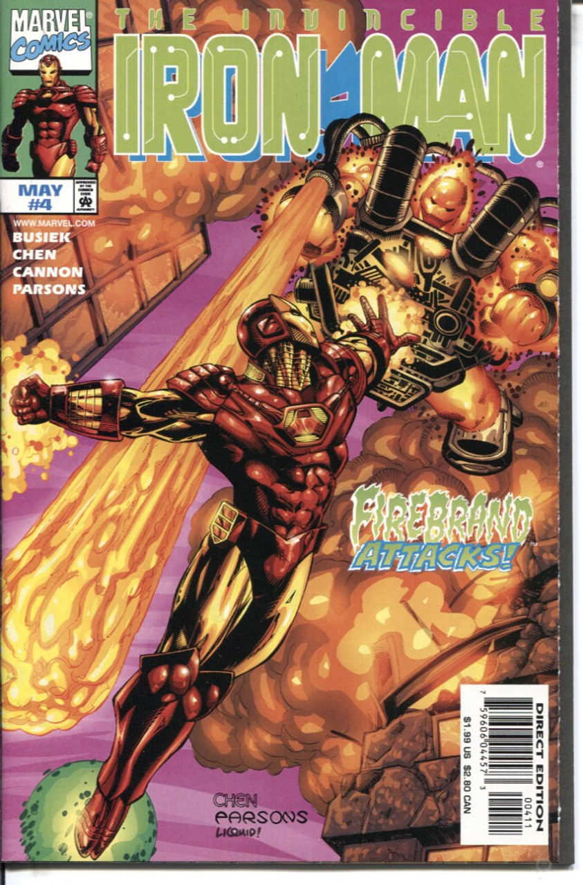 Iron Man (1998 Series) #4 #349 NM- 9.2