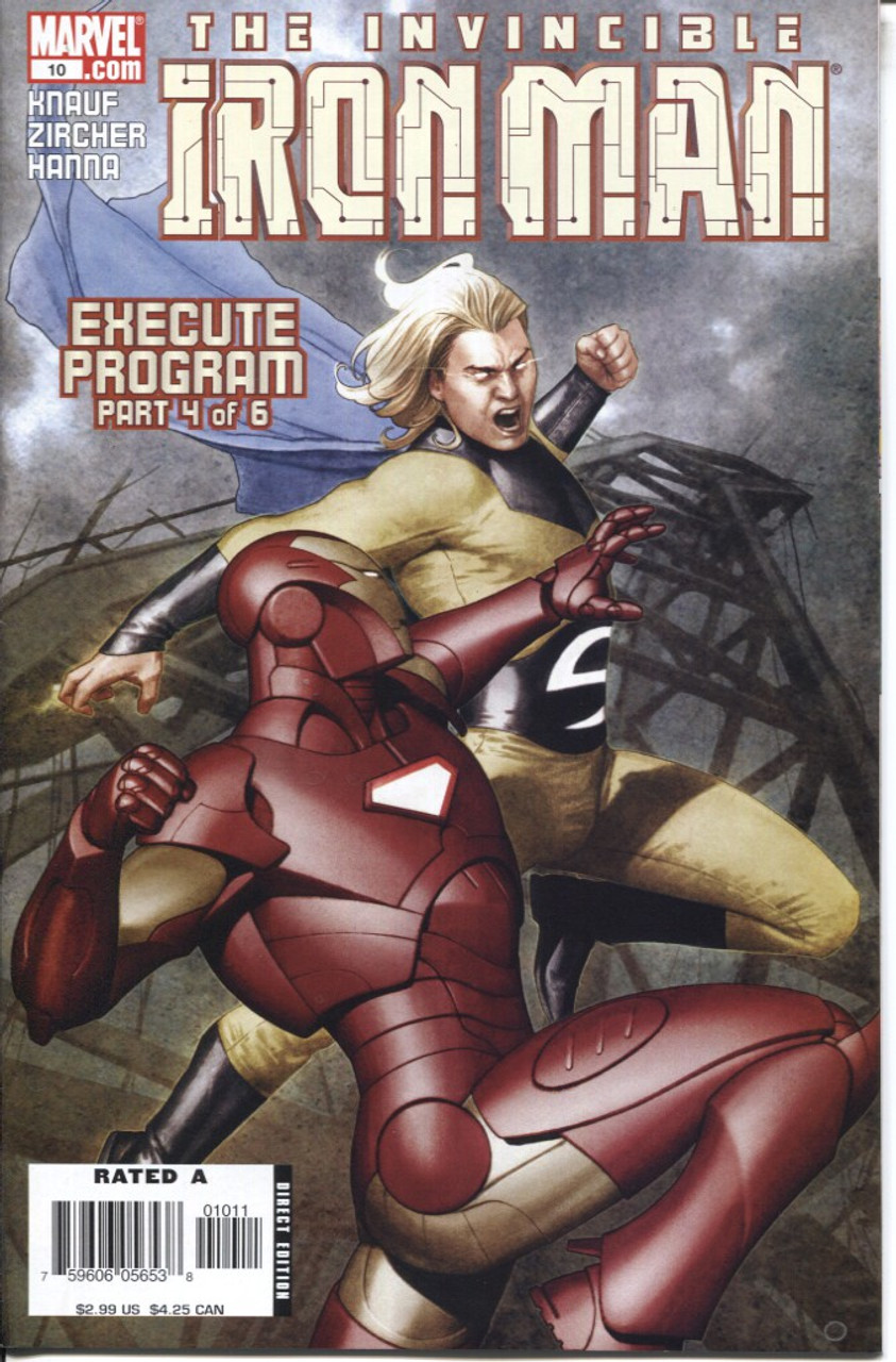 Iron Man (2005 Series) #10 #444 NM- 9.2