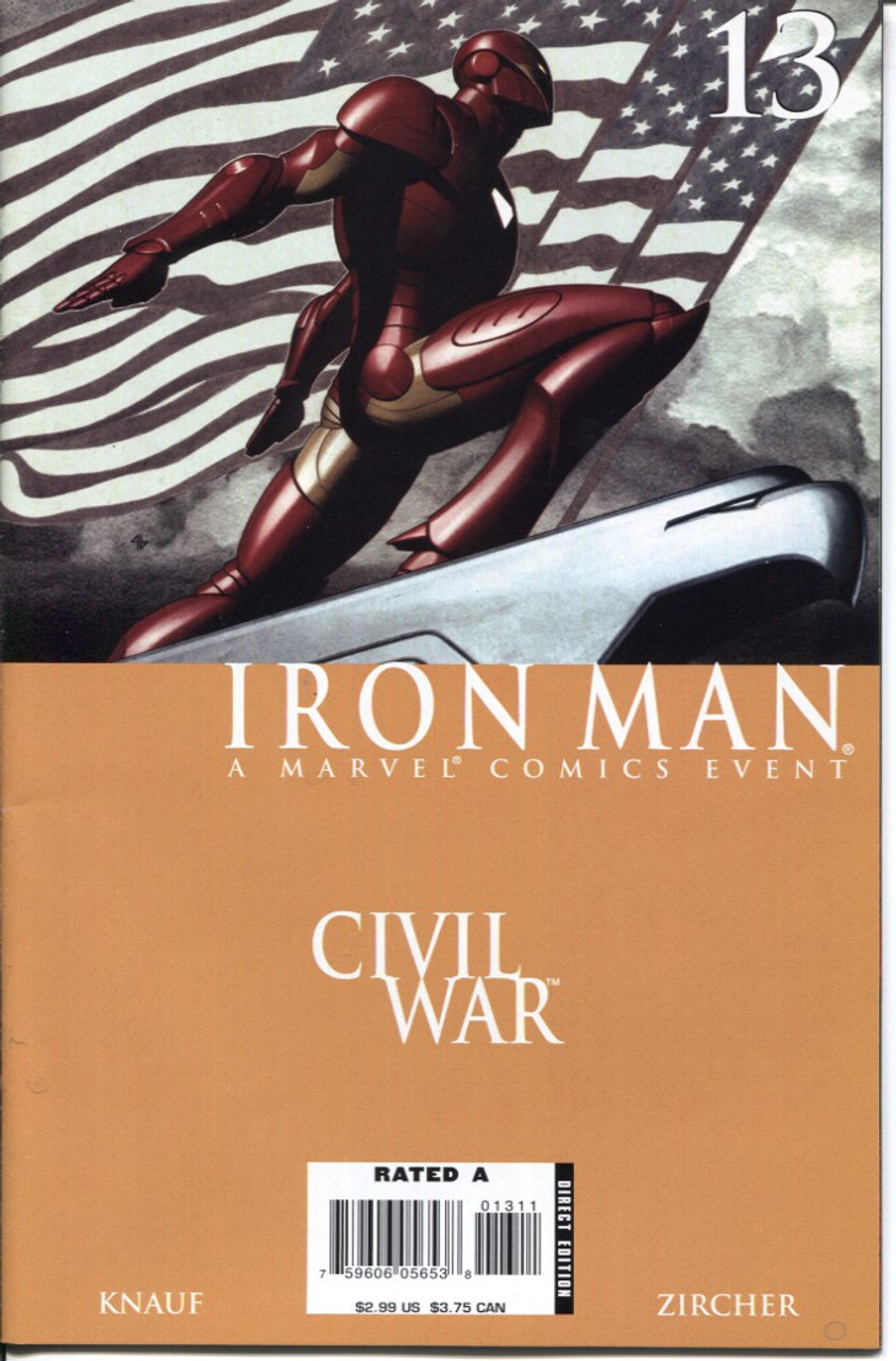 Iron Man (2005 Series) #13 #447 NM- 9.2