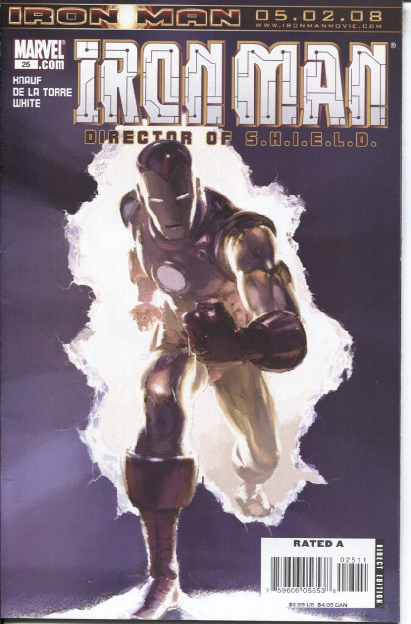 Iron Man (2005 Series) #25 #459 NM- 9.2