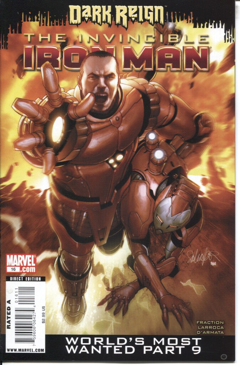 Iron Man (2008 Series) #16A #482 NM- 9.2