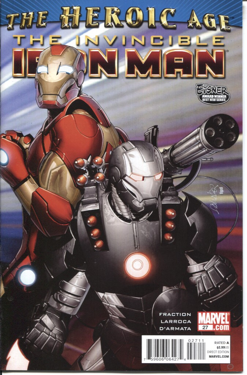 Iron Man (2008 Series) #27A #493 NM- 9.2