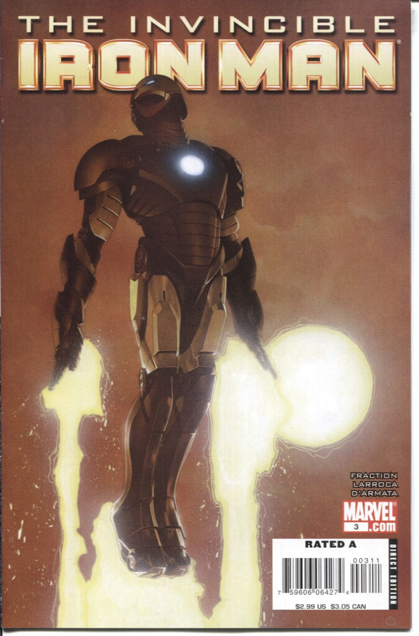 Iron Man (2008 Series) #3B #469 NM- 9.2