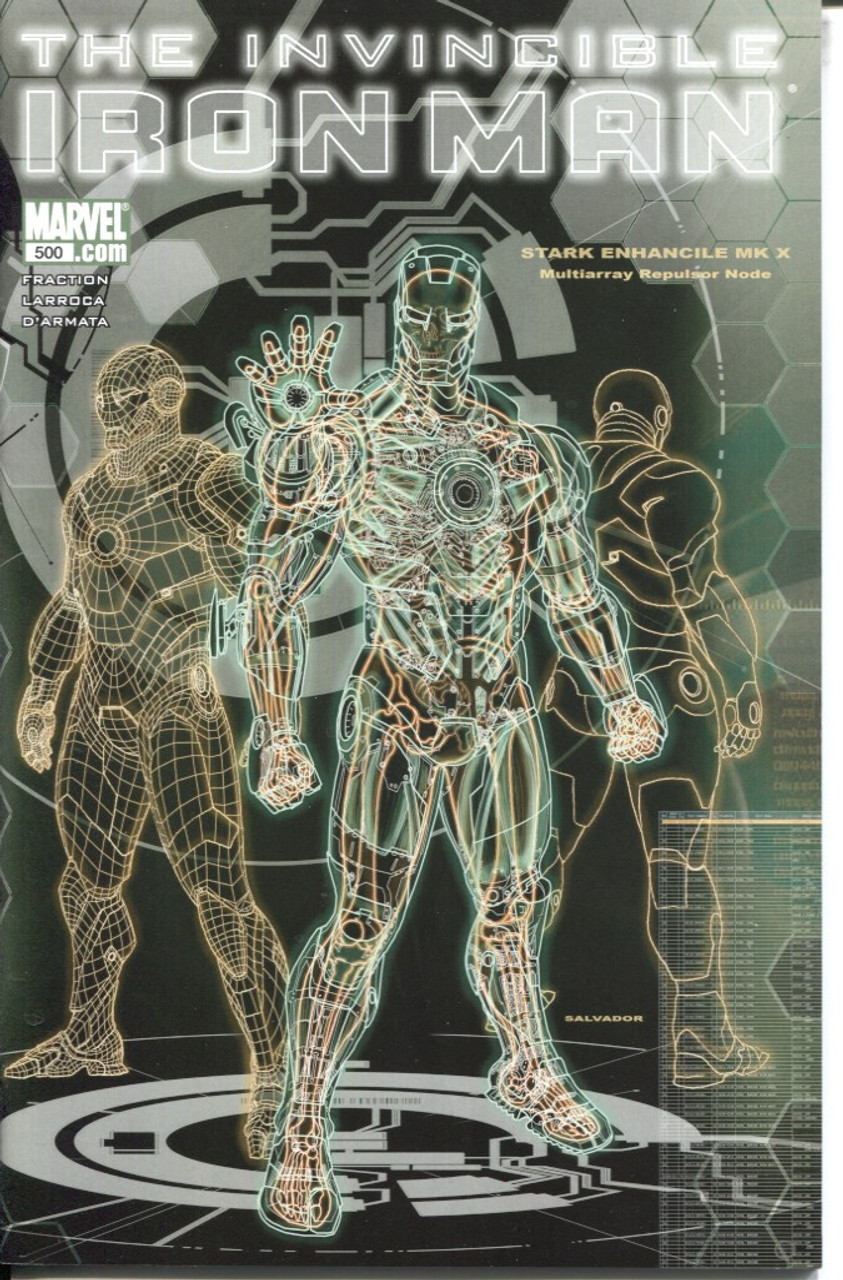 Iron Man (2008 Series) #500A NM- 9.2