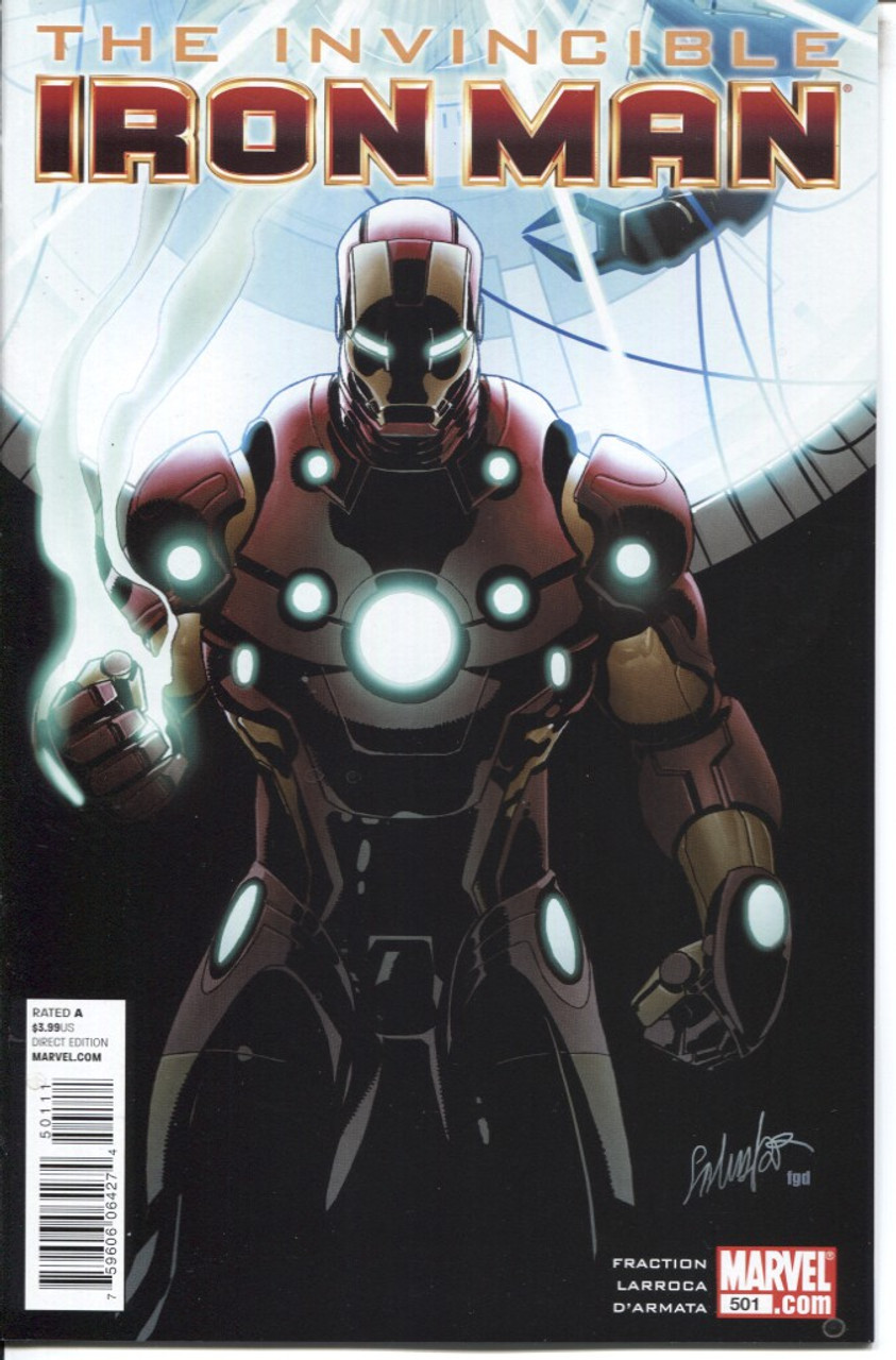 Iron Man (2008 Series) #501A NM- 9.2