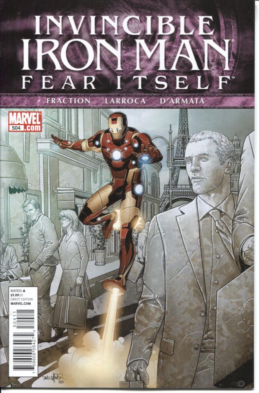 Iron Man (2008 Series) #504A NM- 9.2