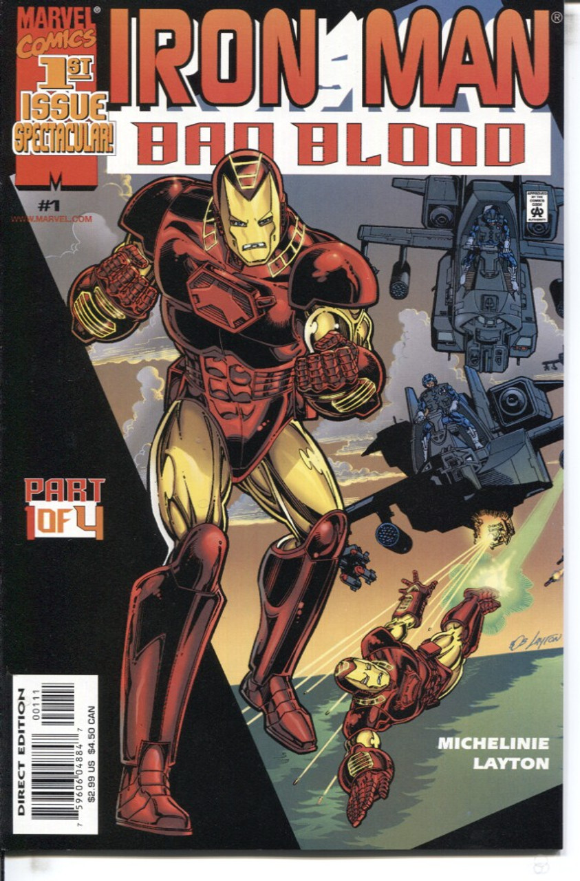 Iron Man Bad Blood #1 NM- 9.2