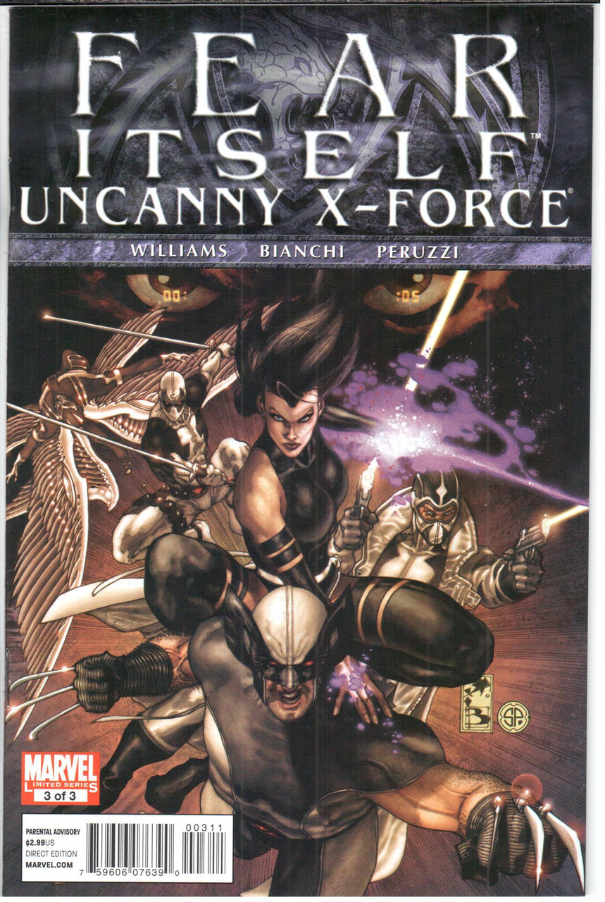 Uncanny X-Force Fear Itself #3 NM- 9.2
