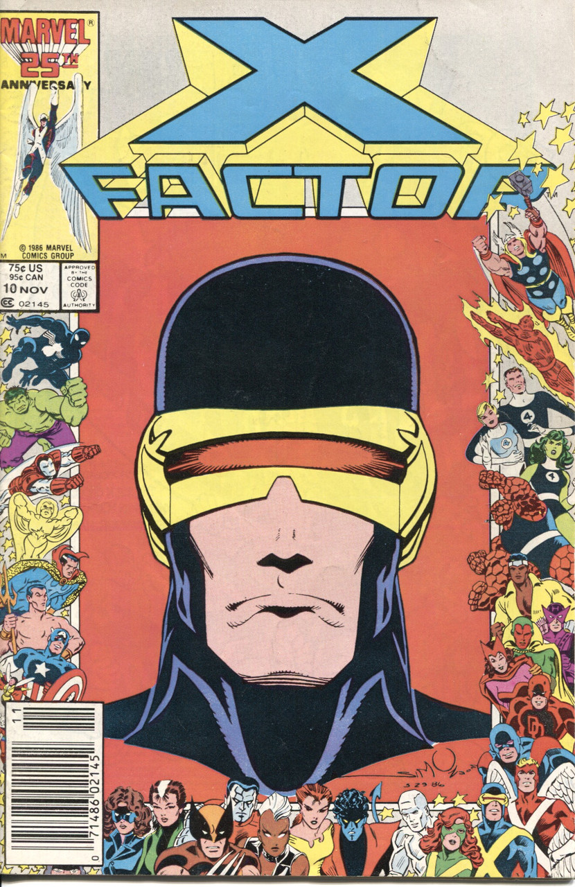 X-Factor (1986 Series) #10 Newsstand VF- 7.5