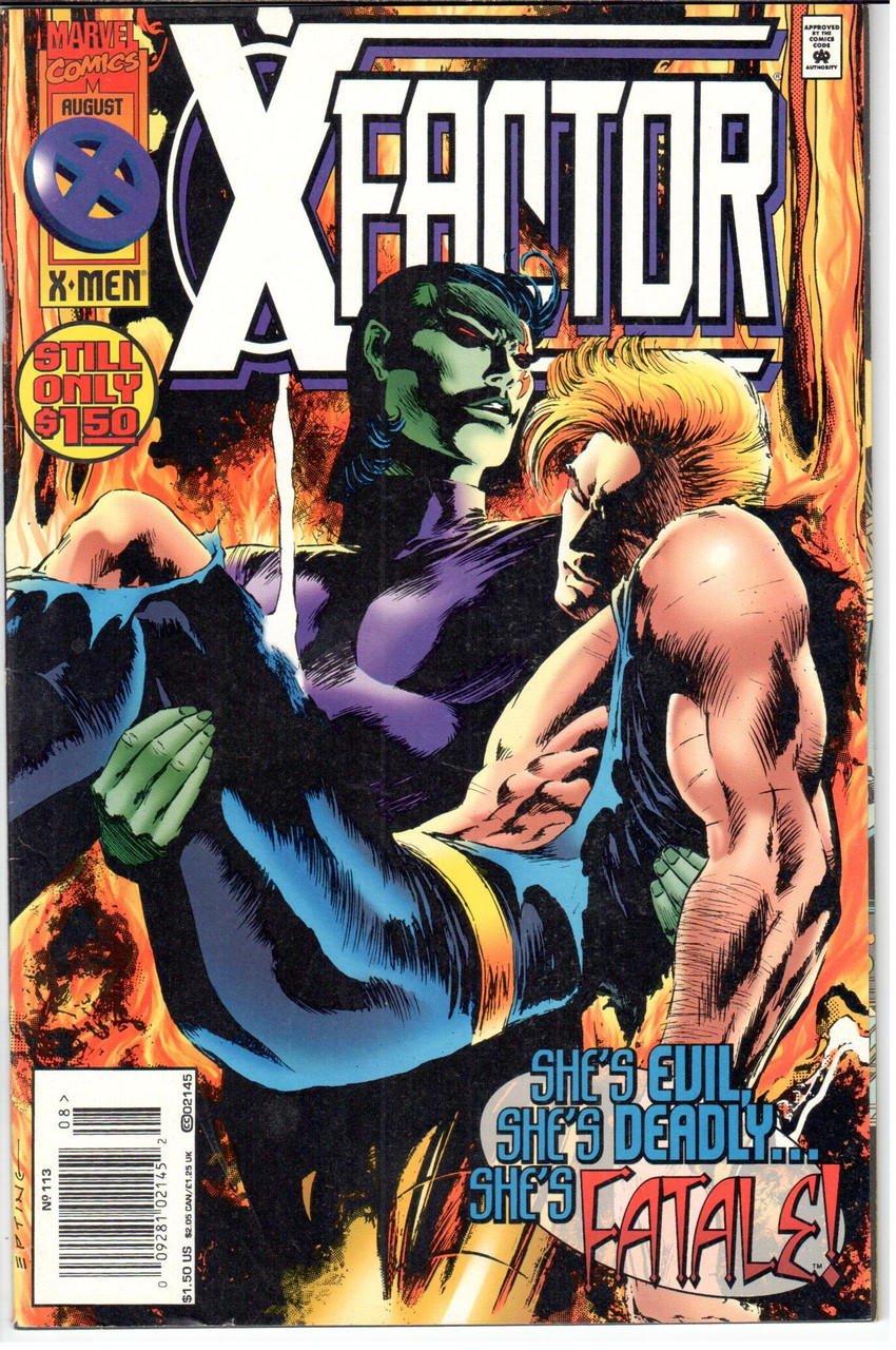 X-Factor (1986 Series) #113 Newsstand VF 8.0