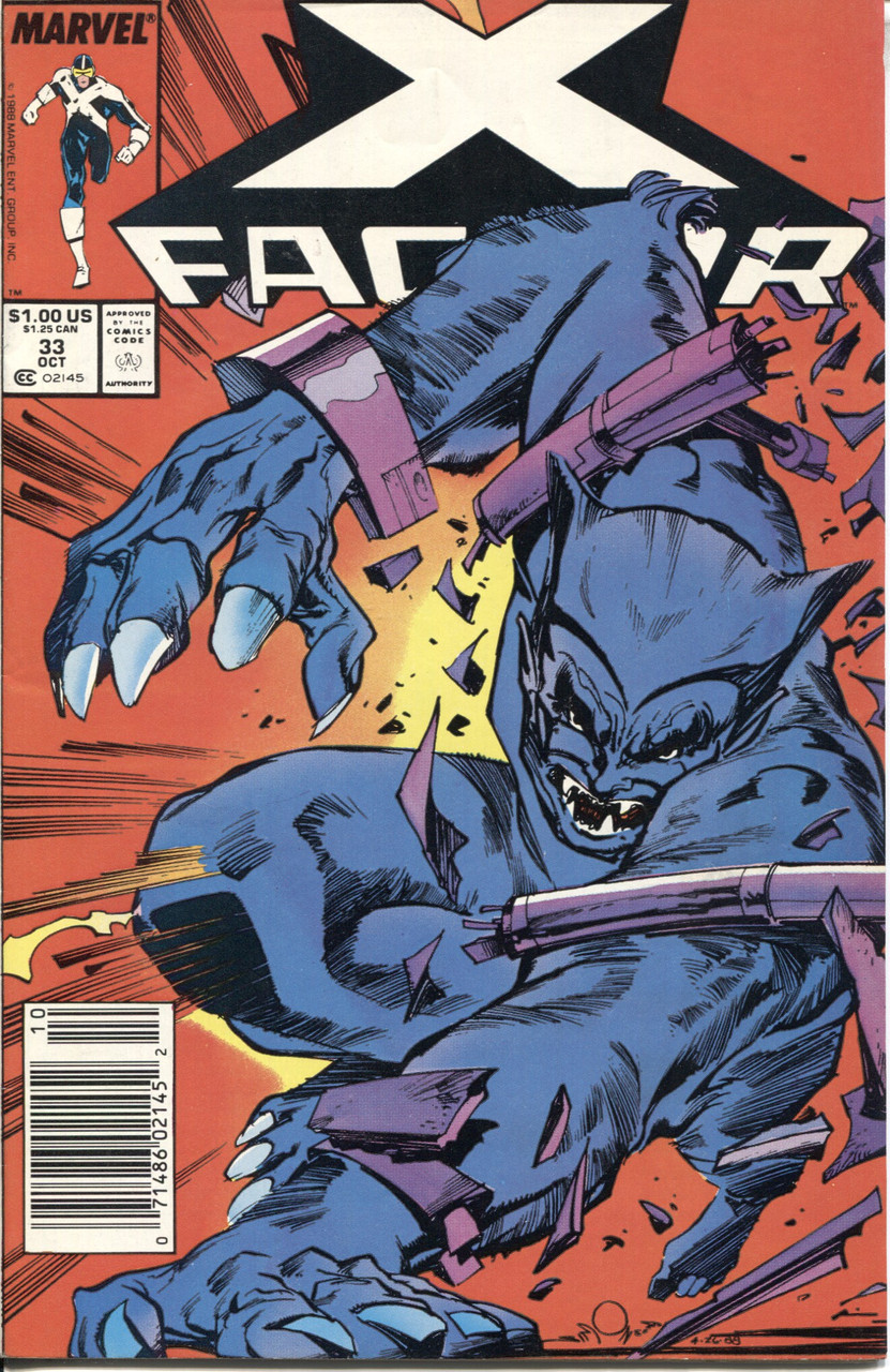 X-Factor (1986 Series) #33 Newsstand VF+ 8.5