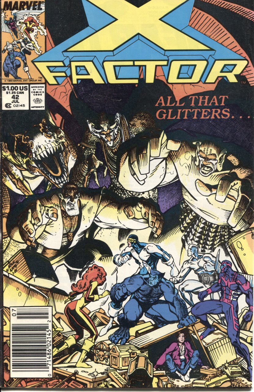 X-Factor (1986 Series) #42 Newsstand VF 8.0