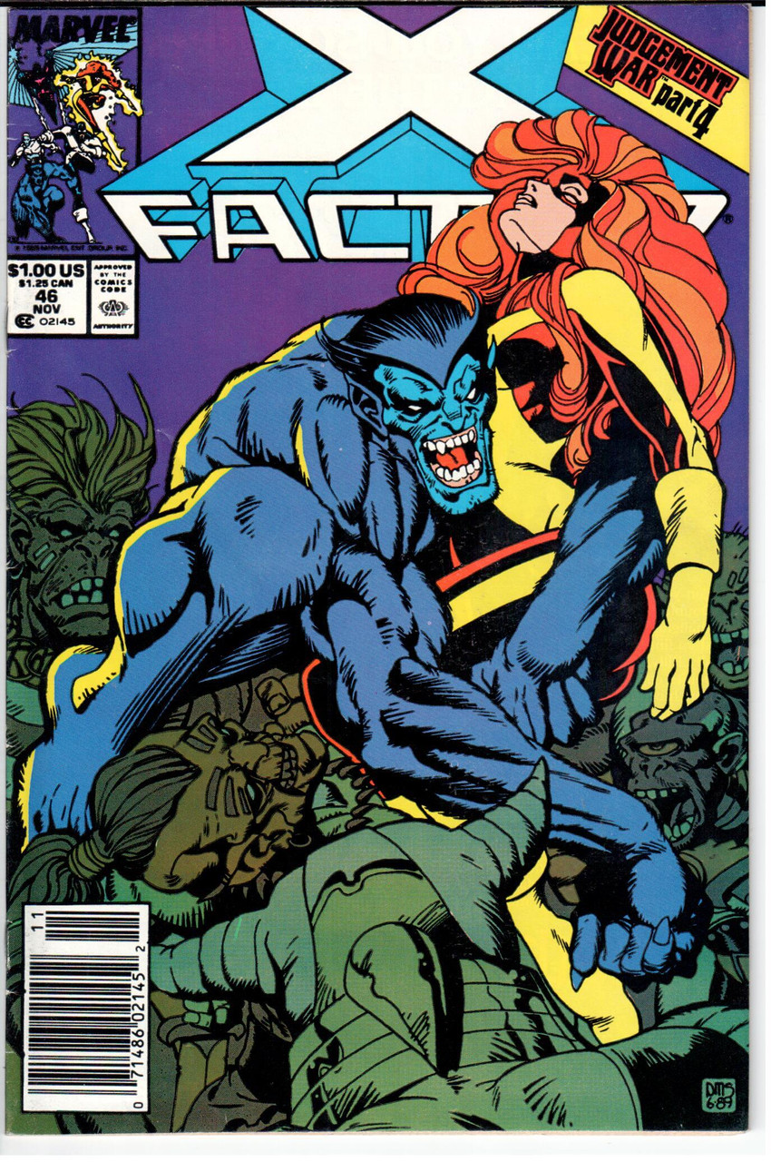 X-Factor (1986 Series) #46 Newsstand VF 8.0