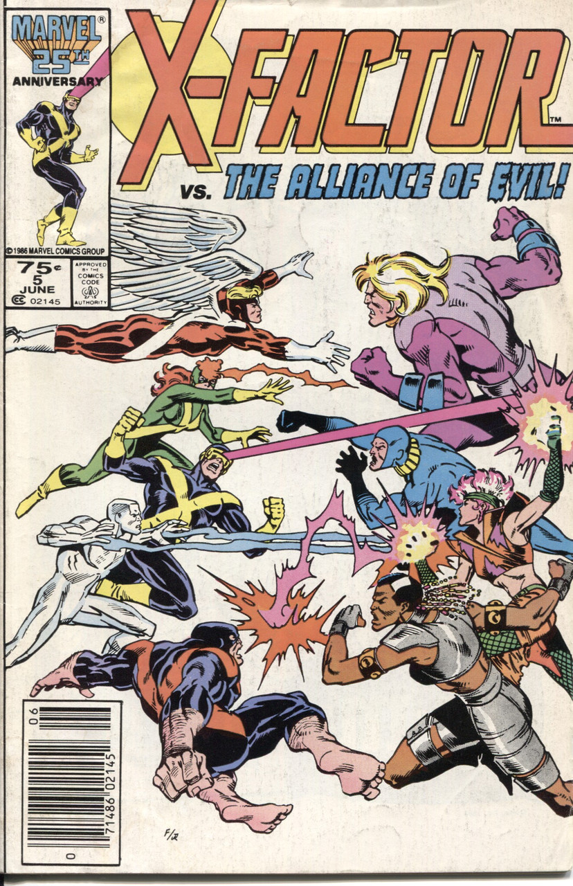 X-Factor (1986 Series) #5 Newsstand VG/FN 5.0