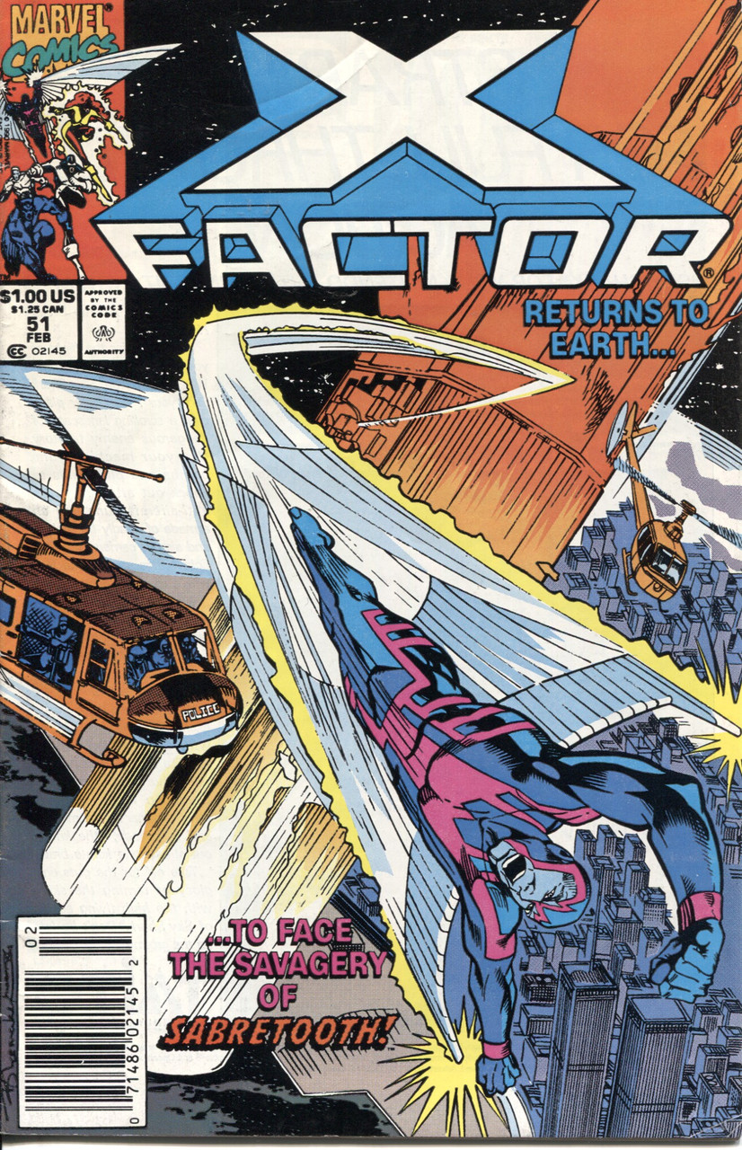 X-Factor (1986 Series) #51 Newsstand VF 8.0