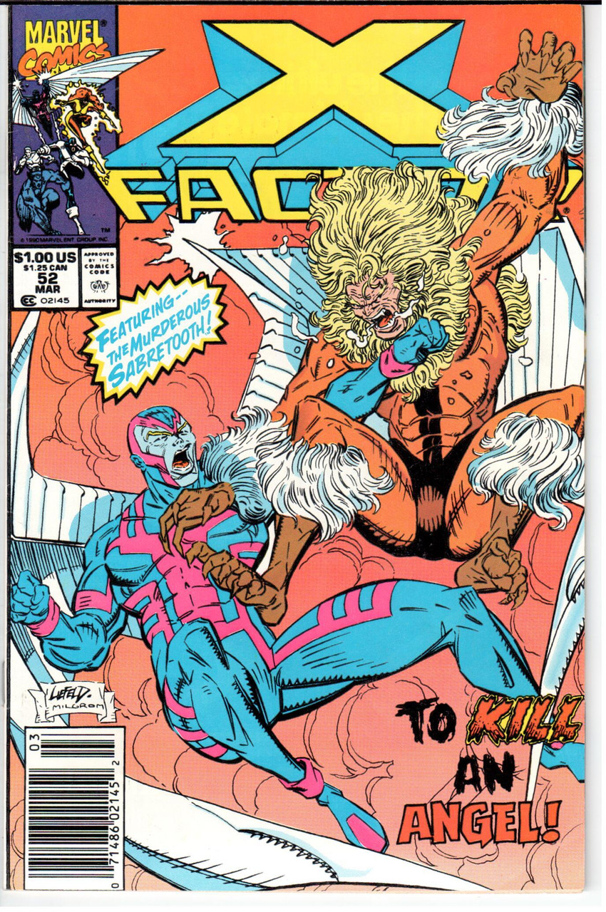 X-Factor (1986 Series) #52 Newsstand VF 8.0