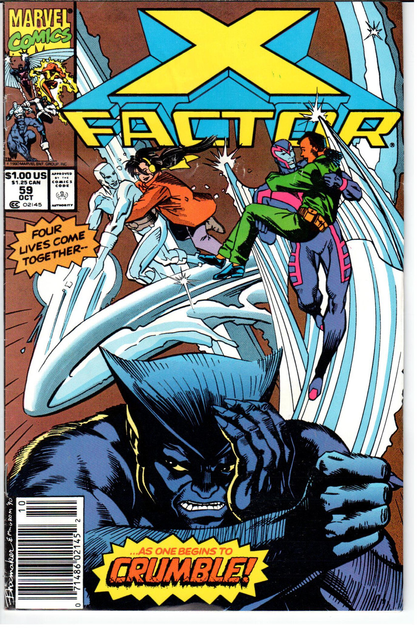X-Factor (1986 Series) #59 Newsstand VG+ 4.5