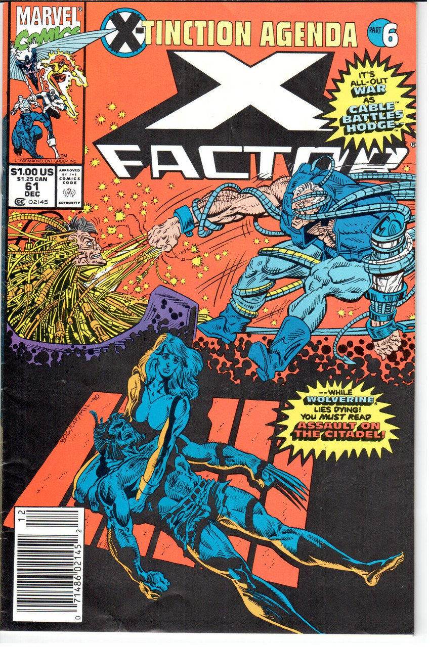 X-Factor (1986 Series) #61 Newsstand VF 8.0