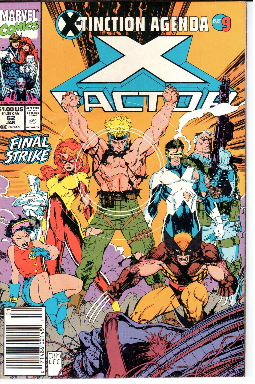 X-Factor (1986 Series) #62 Newsstand VF 8.0