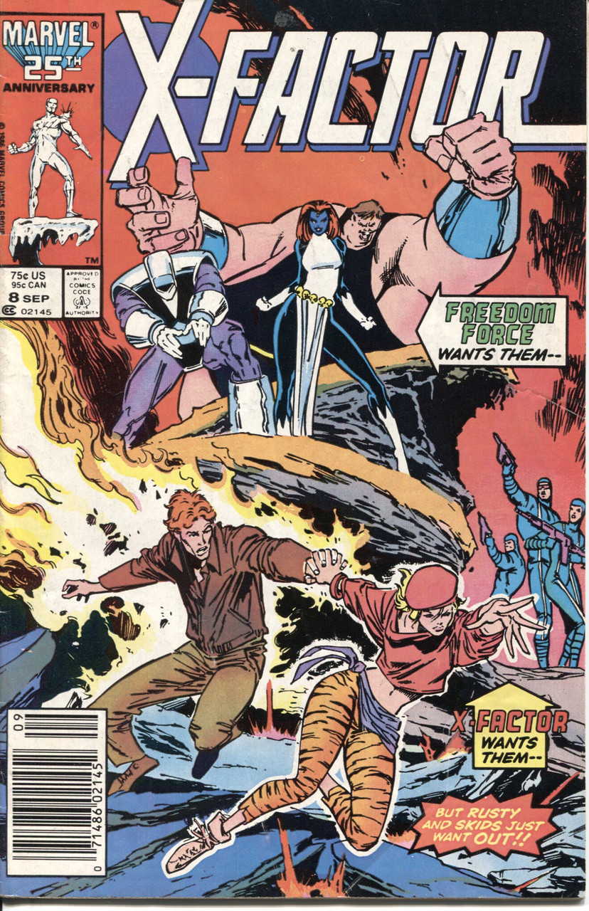 X-Factor (1986 Series) #8 Newsstand FN/VF 7.0