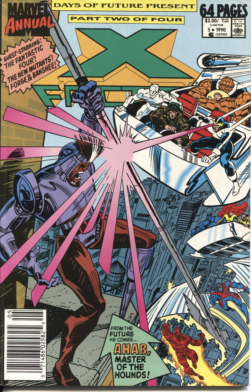 X-Factor (1986 Series) Annual #5 Newsstand VF 8.0