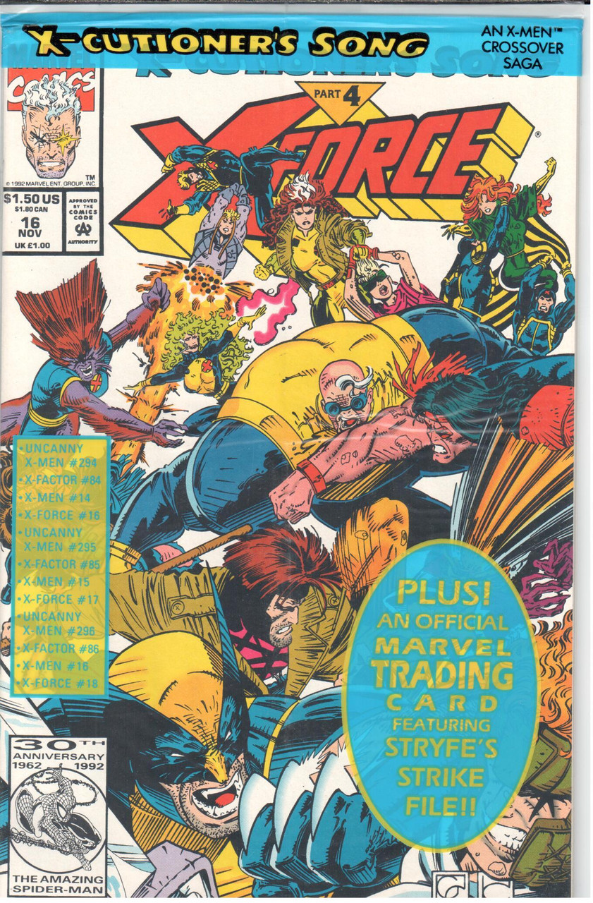 X-Force (1991 Series) #16 Bagged NM- 9.2