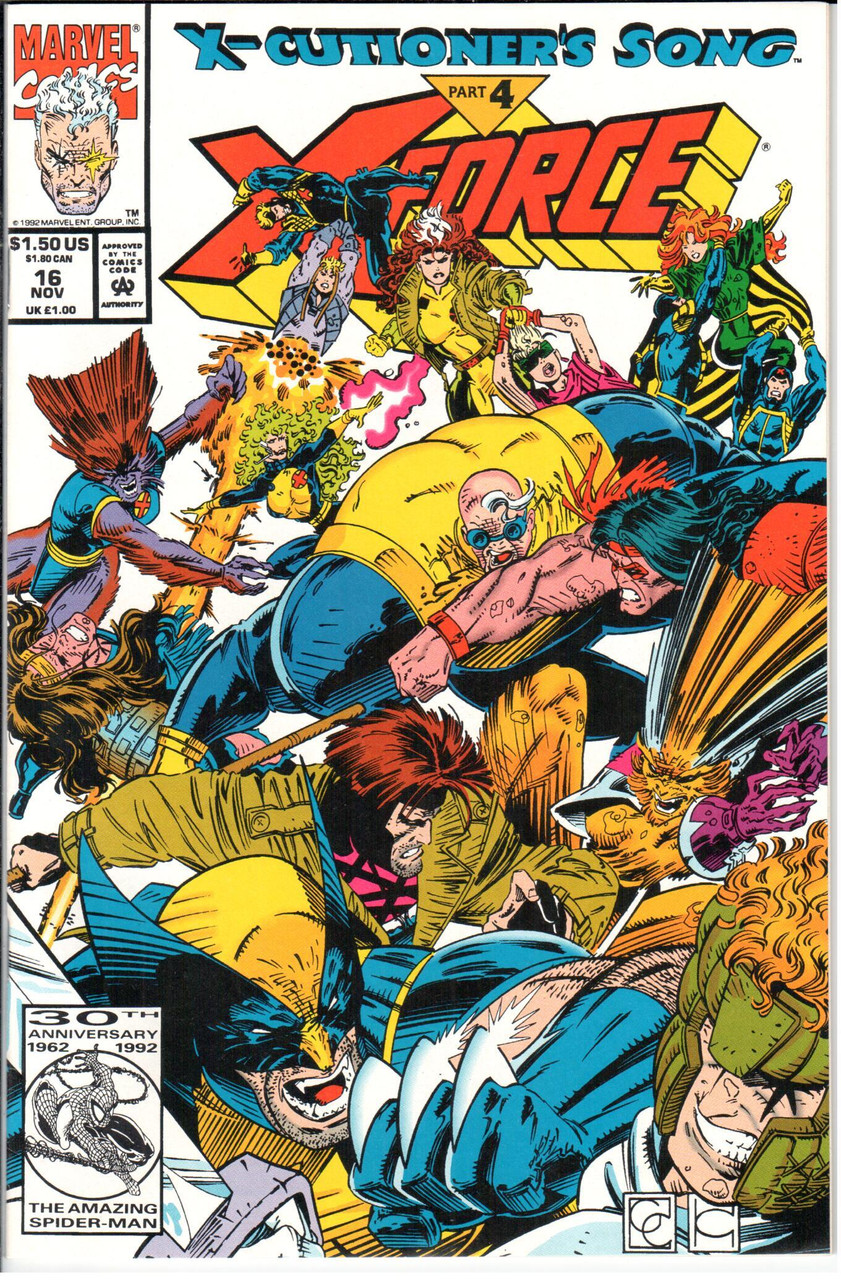 X-Force (1991 Series) #16 Unbagged NM- 9.2