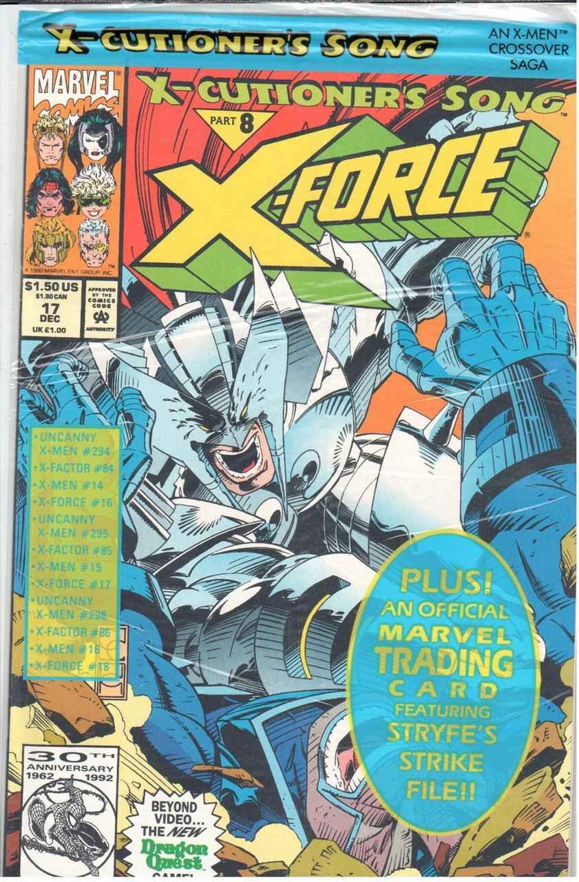 X-Force (1991 Series) #17 Bagged NM- 9.2