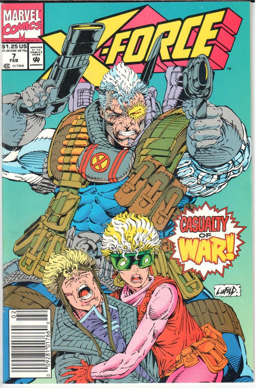 X-Force (1991 Series) #7 Newsstand NM- 9.2