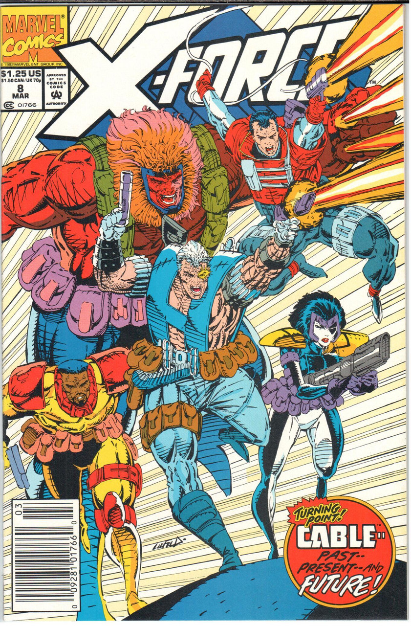 X-Force (1991 Series) #8 Newsstand NM- 9.2