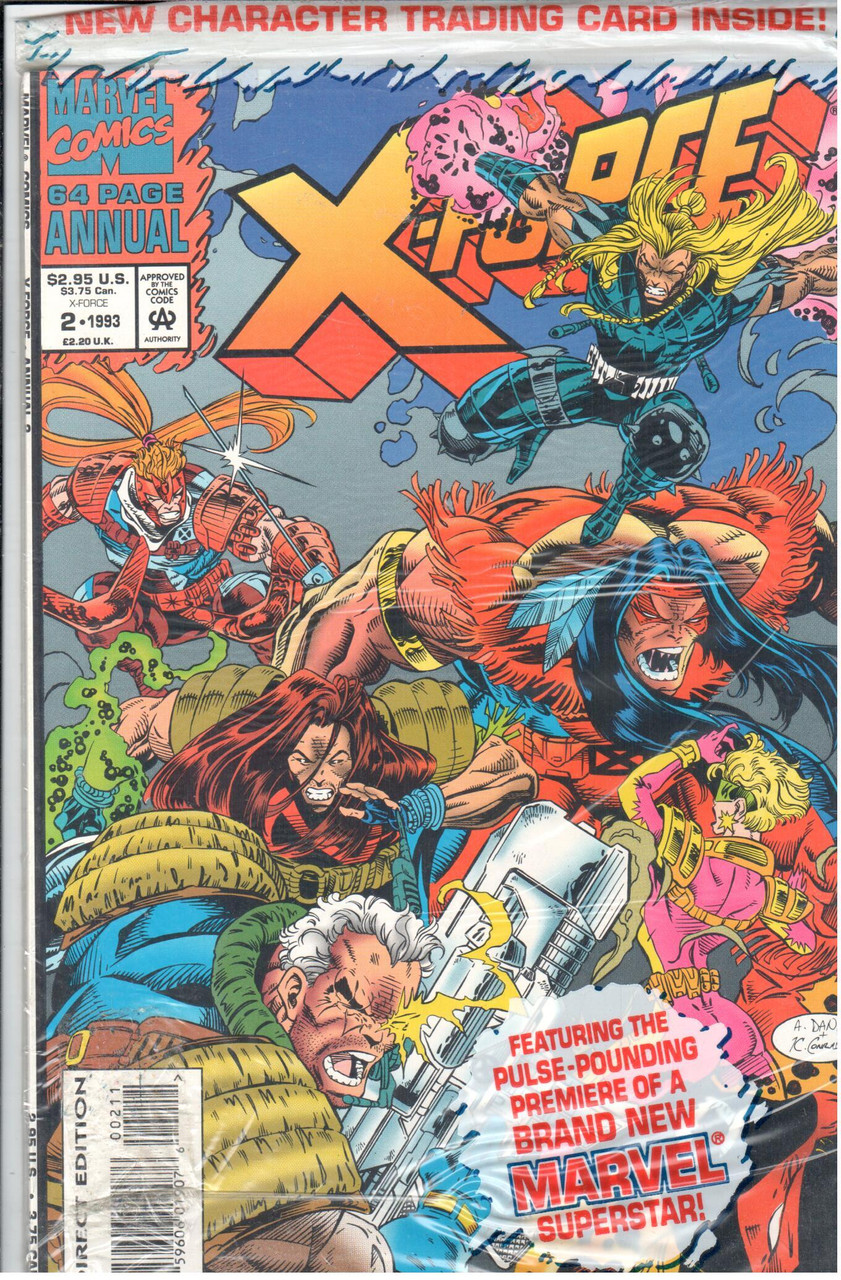 X-Force (1991 Series) Annual #2 Bagged NM- 9.2