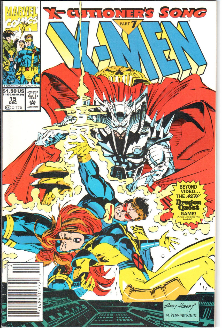 X-Men (1991 Series) #15 Unbagged Newsstand NM- 9.2