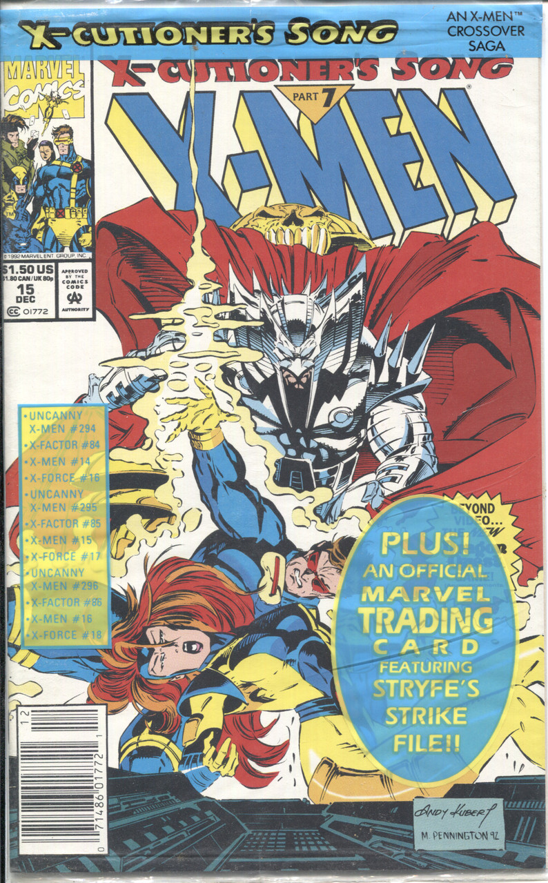 X-Men (1991 Series) #15 Bagged Newsstand NM- 9.2