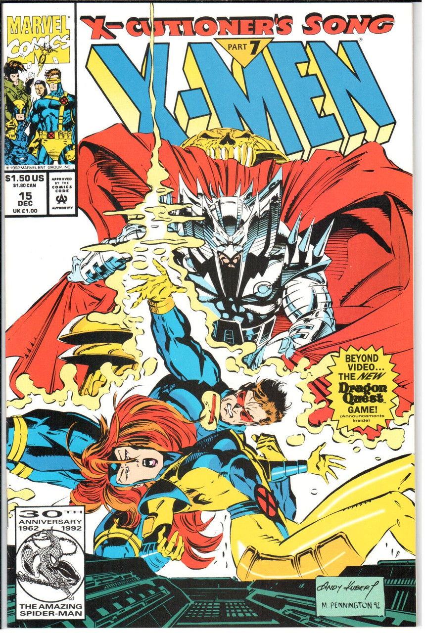 X-Men (1991 Series) #15 Unbagged NM- 9.2