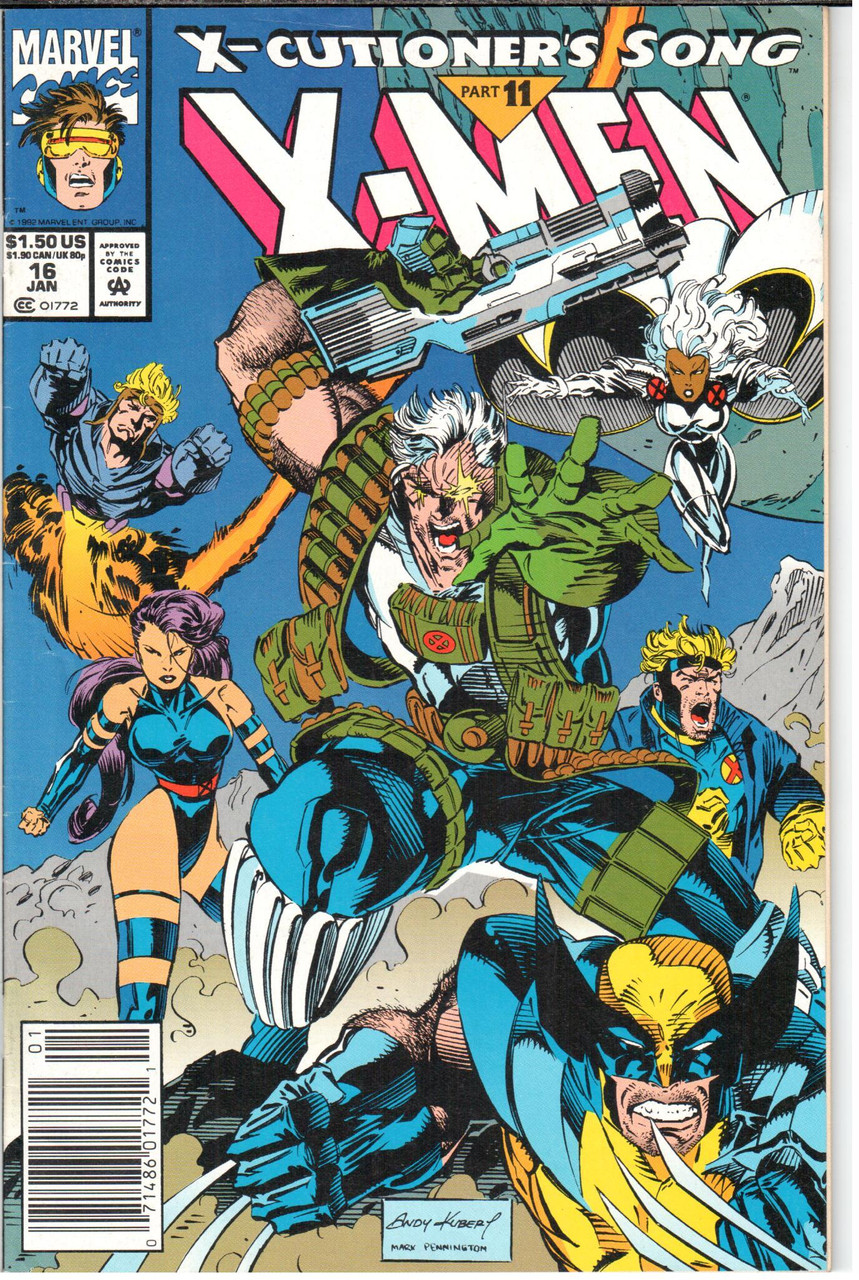 X-Men (1991 Series) #16 Unbagged Newsstand NM- 9.2