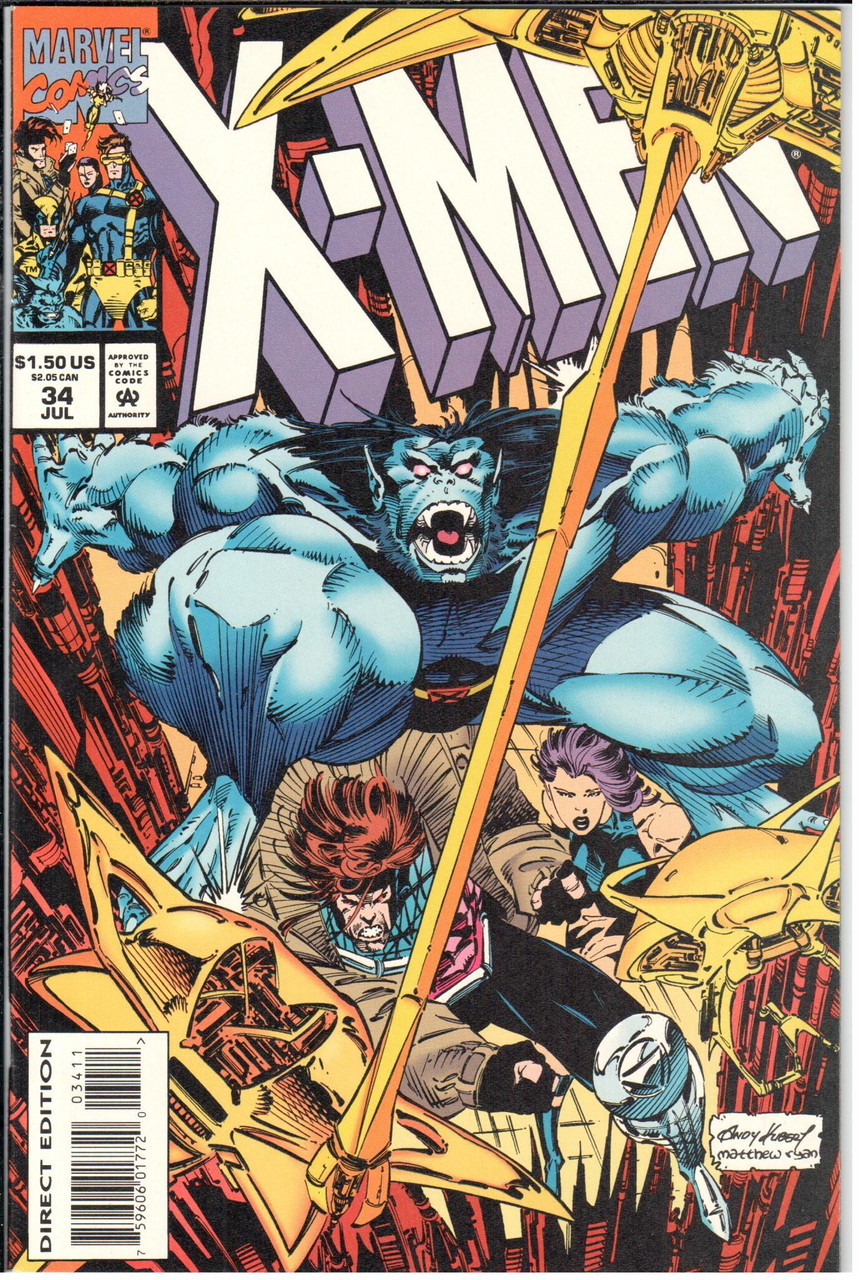 X-Men (1991 Series) #34 NM- 9.2