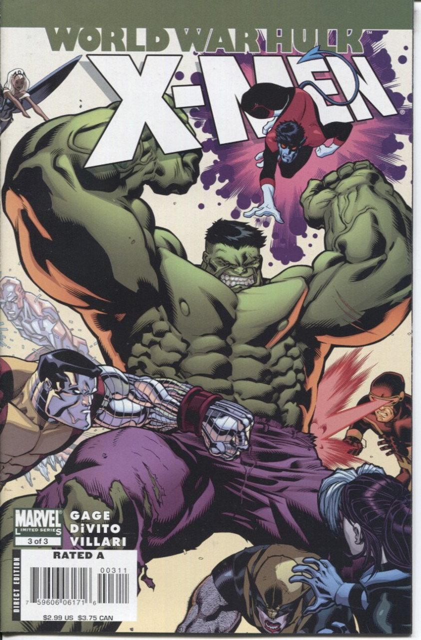 X-Men World War Hulk #3 NM- 9.2