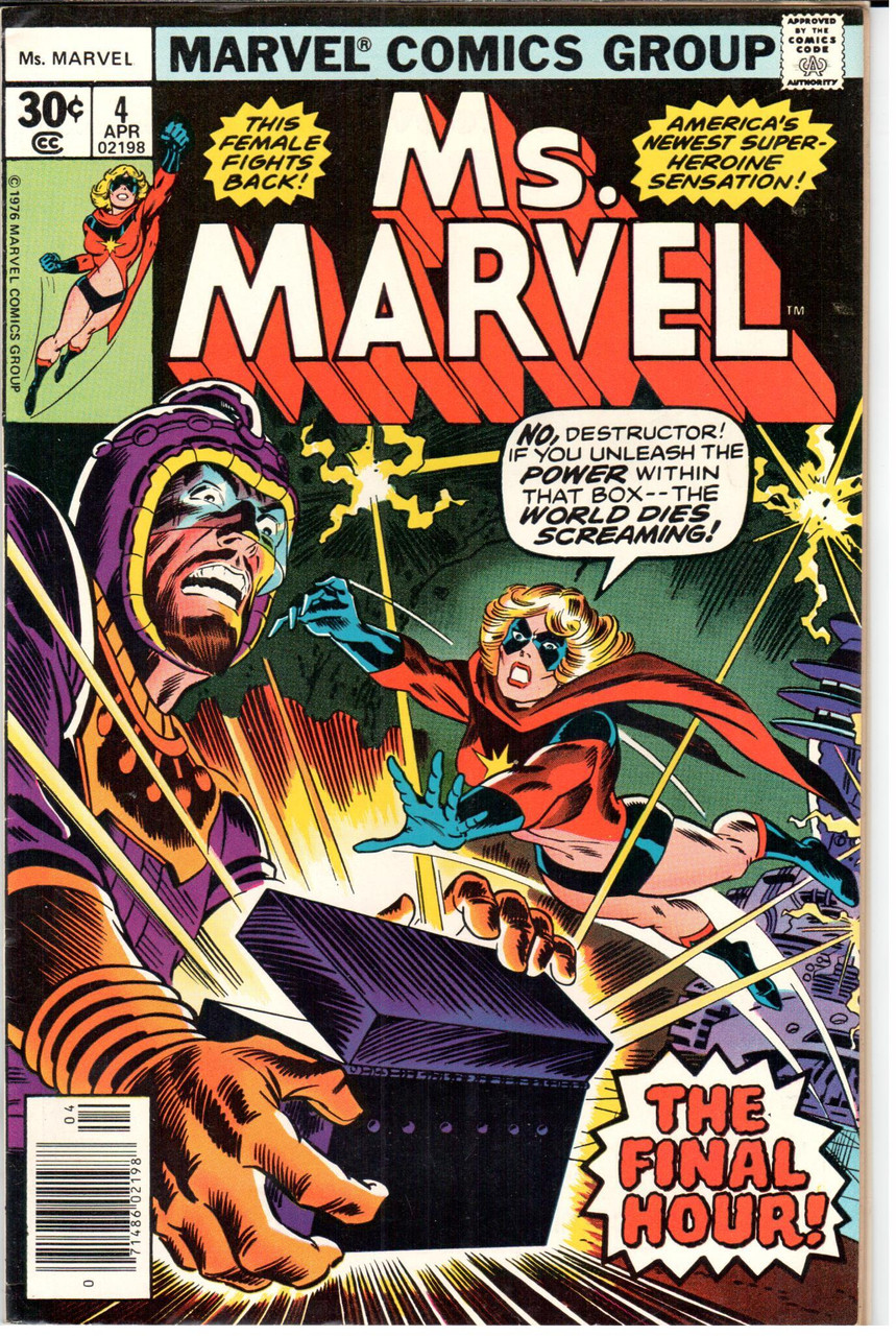 Ms. Marvel (1977 Series) #4 Newsstand VF+ 8.5