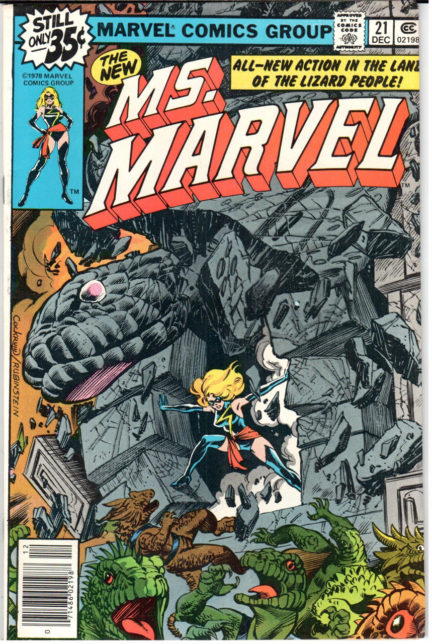 Ms. Marvel (1977 Series) #21 Newsstand VF/NM 9.0