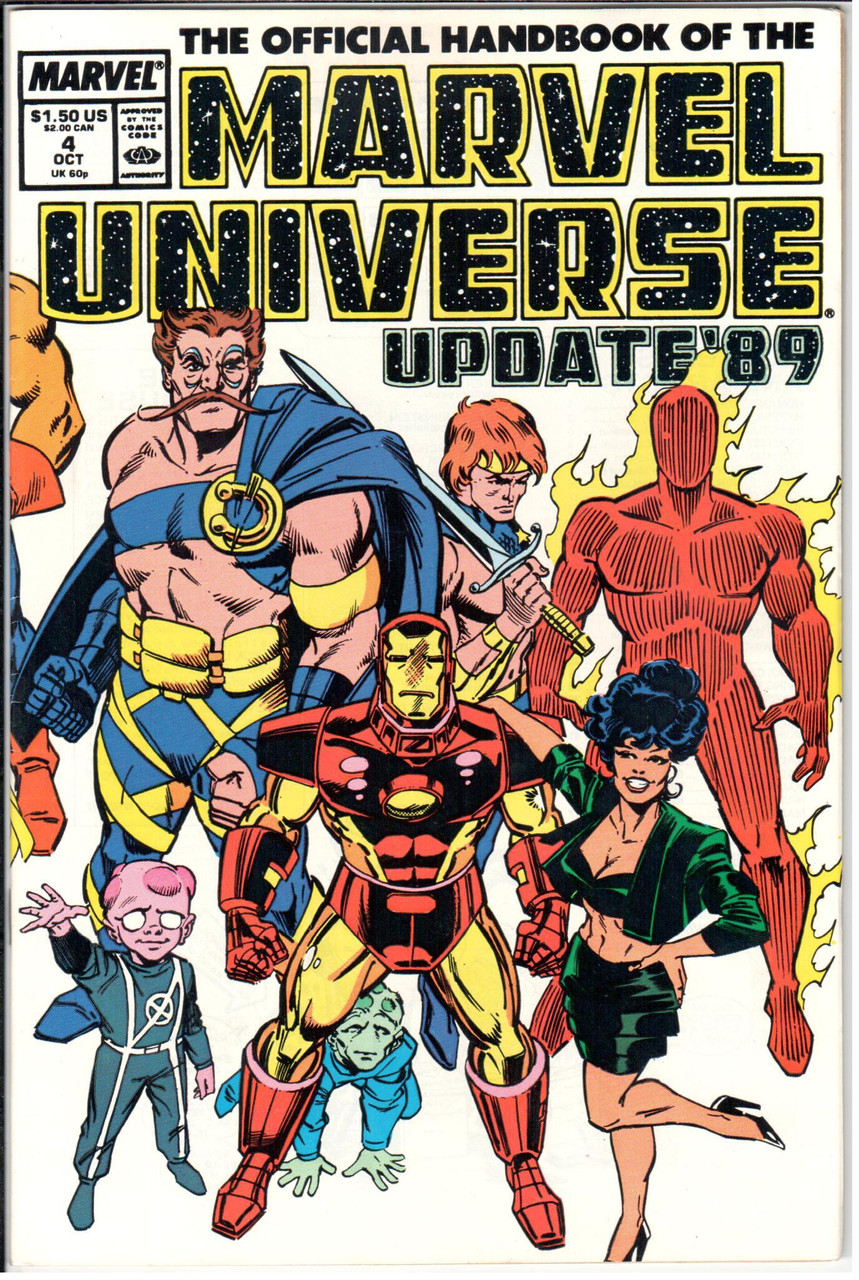 Marvel Universe Official Handbook Update '89 #4 VG 4.0