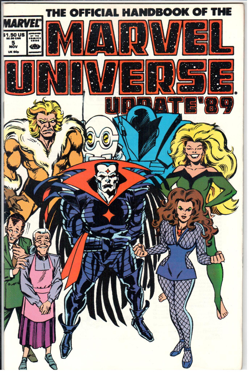 Marvel Universe Official Handbook Update '89 #5 VG 4.0
