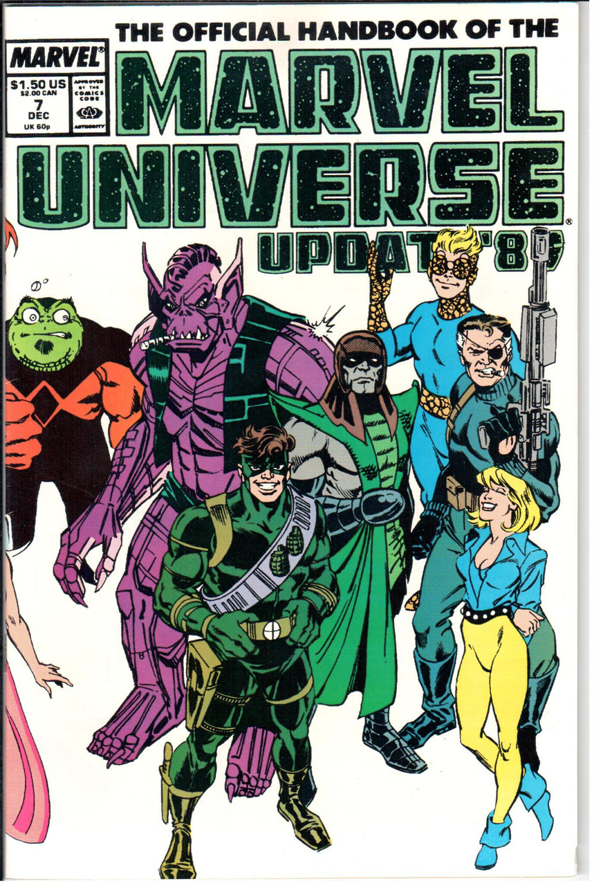 Marvel Universe Official Handbook Update '89 #7 NM- 9.2