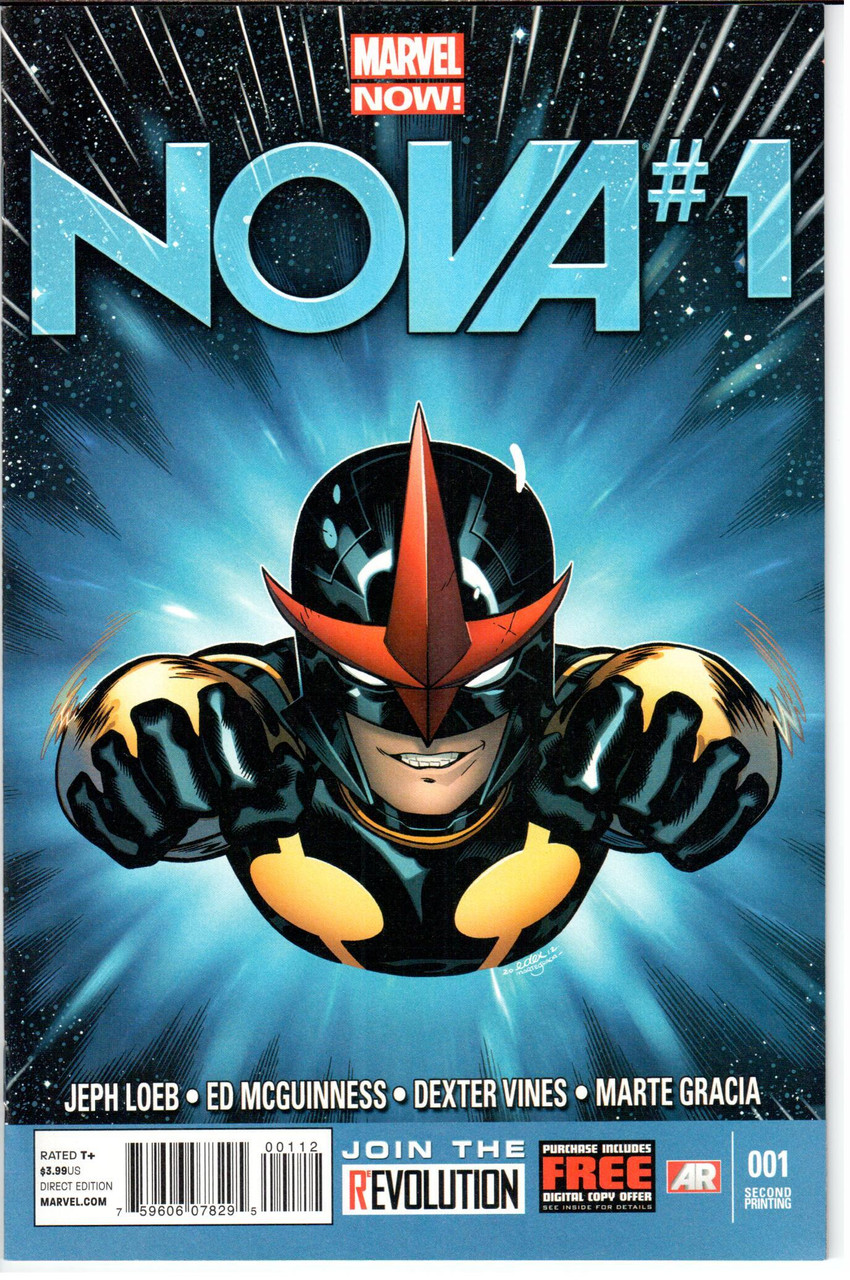 Nova (2013 Series) #1B 2nd Print NM- 9.2