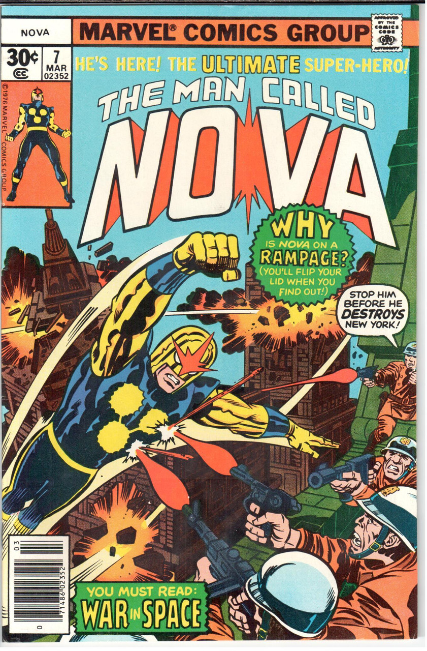 The Man Called Nova (1976 Series) #7 #7 UPC VF/NM 9.0