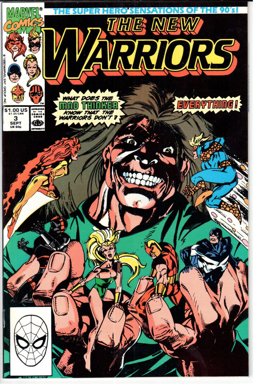 New Warriors (1990 Series) #3 NM- 9.2