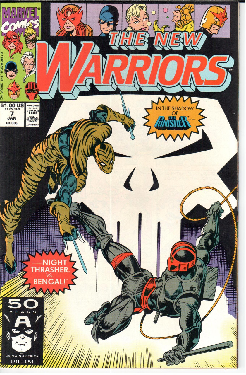 New Warriors (1990 Series) #7 NM- 9.2