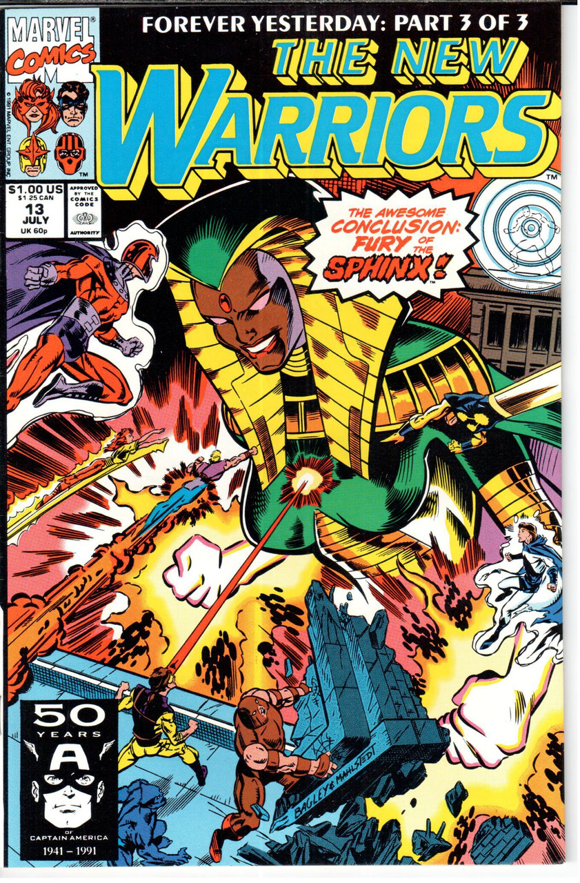 New Warriors (1990 Series) #13 NM- 9.2