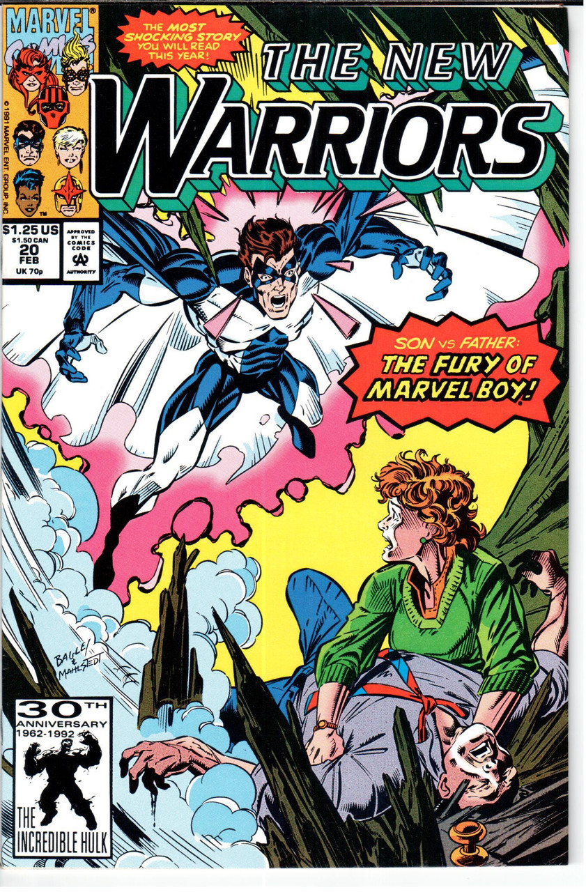 New Warriors (1990 Series) #20 NM- 9.2